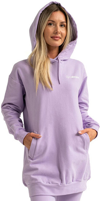 GymBeam Dámská Longline mikina Limitless Lavender S