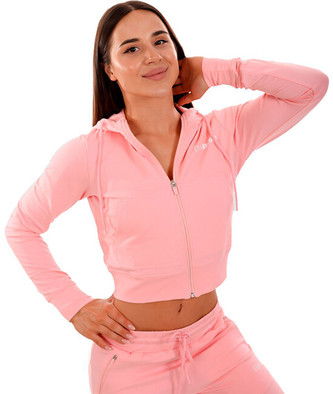 GymBeam Dámská mikina Zip-up TRN Pink XS
