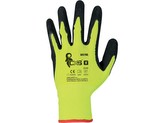 Rukavice CXS WAYNA, máčené v latexu s pískovou úpravou, vel. 09