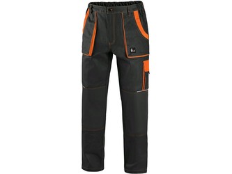 Kalhoty CXS LUXY JOSEF, pánské, černo-oranžové, vel. 58