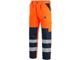 Kalhoty CXS NORWICH, výstražné, pánské, oranžovo-modré, vel. 56