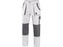 Kalhoty CXS LUXY JOSEF, pánské, bílo-šedé, vel. 62