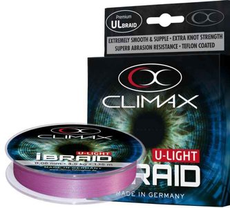 Pletená šňůra Climax iBraid U-Light fluo-fialová 135m Průměr: 0,06mm / 4,5kg