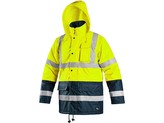 Bunda CXS OXFORD, výstražná, žluto-modrá, vel. L