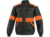 Blůza CXS LUXY EDA, pánská, černo-oranžová, vel. 68