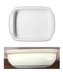 mísa 39x29x7,5cm, 2.jak.,ucha,zapék.,slon.kost, čes.porcelán