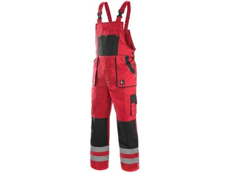 Zahradníky CXS LUXY BRIGHT, pánské, červeno-černé, vel. 56
