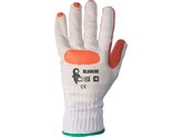 Rukavice CXS BLANCHE, máčené v latexu, vel. 09