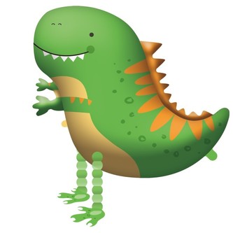Chodící balonek Dinosaurus - 75 cm