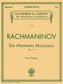 Six Moments Musicaux, Op. 16: Schirmer Library of Classics Volume 2013 Piano Solo