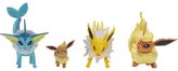 Sběratelská figurka Pokémon: Evolution Multipack Eevee, Jolteon, Vaporeon, Flareon (výška 2 x 5/3,3/7,6 cm)