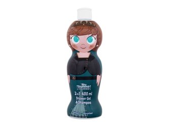 Disney Frozen Sprchový gel Anna 2in1 Shower Gel & Shampoo 400 ml 3D pro děti