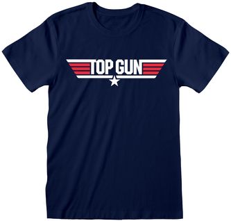 Pánské tričko Top Gun: Logo (L) navy bavlna