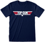 Pánské tričko Top Gun: Logo (L) navy bavlna