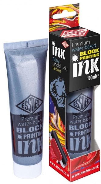 ESSDEE Premium Barva na linoryt metalická v tubě 100ml - Silver ESSDEE Premium Barva na linoryt metalická v tubě 100ml - Silver