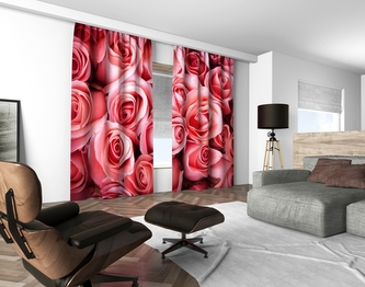 3D dekorační závěs 105V ROSES 2x160x250 cm set 2 kusy MyBestHome 3D dekorační závěs 105V ROSES 2x160x250 cm set 2 kusy MyBestHome