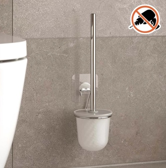WC set závěsný světlý chrom