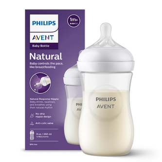 Láhev Avent Natural Response 260 ml +1m Láhev Avent Natural Response 260 ml +1m