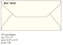 Box 25 kopert 22x11cm kremowe BSC 801E