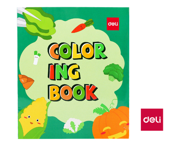 Omalovánky ZELENINA 12 listů DELI EN042