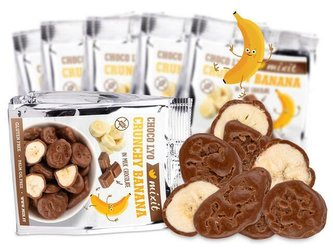 Mixit Křupavé banánky v čokoládě do kapsy 6 x 70 g
