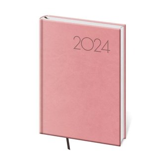 Diář 2024 týdenní A5 Print Pop - růžový