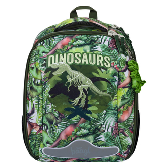 BAAGL Školní aktovka Shelly Dinosaurus BAAGL Školní aktovka Shelly Dinosaurus
