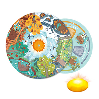 Puzzle - čtyři roční období