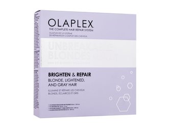 Olaplex Unbreakable Blondes sérum na vlasy Intensive Bond Building Hair Treatment No.0 40 ml + balzám na vlasy Hair Perfector No.3 30 ml + šampon Blonde Enhancer Toning Shampoo No. 4P 20 ml + maska Bond Intense Moisture Mask No. 8 20 ml