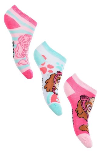 SADA 3 KS PONOŽKY TLAPKOVÁ PATROLA - velikost 31-34