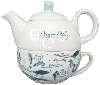 Keramický set na čaj Harry Potter: Příčná ulice (15 x 12 x 11 cm)