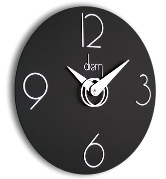 Designové nástěnné hodiny I501N black IncantesimoDesign 40cm