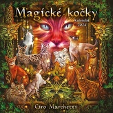 Kalendář 2024 Magické kočky - nástěnný