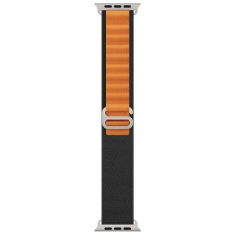 Next One Adventure Loop řemínek Apple Watch 42/44/45/49mm černý/oranžový