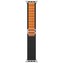 Next One Adventure Loop řemínek Apple Watch 42/44/45/49mm černý/oranžový