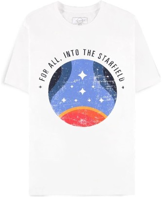 Tričko Starfield - For All Into The Starfield 2XL