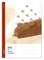 Optys Školní sešit 545 bezdřevý čtvereček - čokoláda