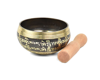 Tibetská mísa s paličkou č. 160 - zdobená  325 g