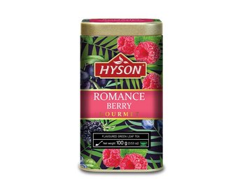 Zelený aromatizovaný čaj Hyson Romance Berry – 100 g Zelený aromatizovaný čaj Hyson Romance Berry – 100 g