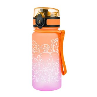 BAAGL Tritanová láhev na pití Gradient - Zvířata 350 ml