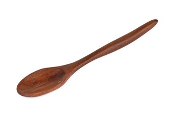 Čajová lžička 13 cm dřevěná, hnědá 1 ks
