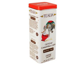 Černý aromatizovaný čaj Tealia Ceylon Cinnamon Chai - 100 g Černý aromatizovaný čaj Tealia Ceylon Cinnamon Chai - 100 g