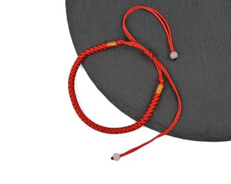 Náramek červený jednoduchý