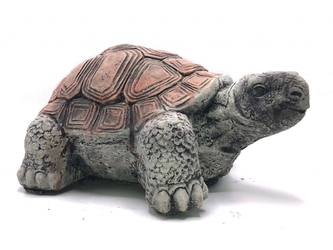 Zahradní betonová dekorace - Želva červená velká