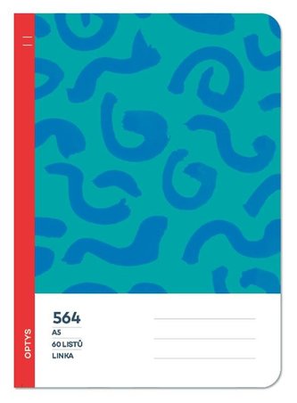 Optys Školní sešit 564 bezdřevý linka - spirálky Optys Školní sešit 564 bezdřevý linka - spirálky