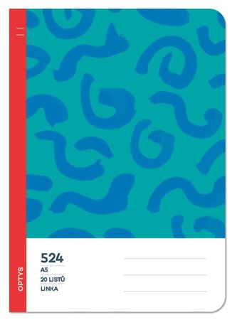 Optys Školní sešit 524 bezdřevý linka - spirálky Optys Školní sešit 524 bezdřevý linka - spirálky