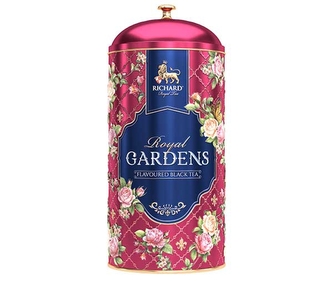 Černý aromatizovaný čaj Richard Royal Gardens červená – 80 g