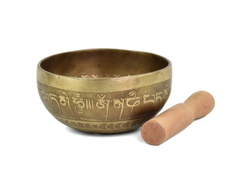 Tibetská mísa s paličkou č. 61 - zdobená 460 g