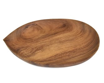 Dřevěný tác Leaf 20 x 30 cm