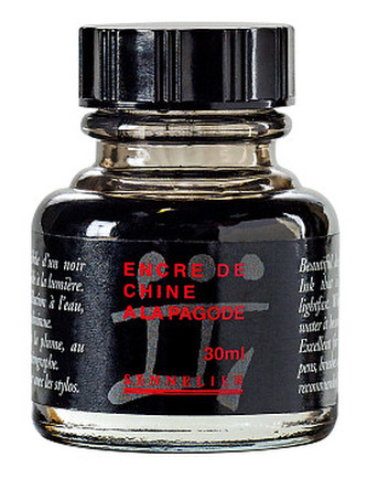 Černá tuš čínská Sennelier – 30ml Černá tuš čínská Sennelier – 30ml